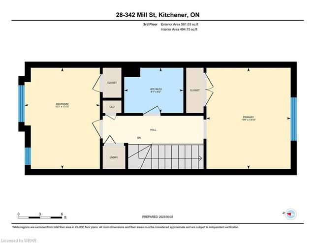 28 - 342 Mill Street, House attached with 3 bedrooms, 2 bathrooms and 1 parking in Kitchener ON | Image 18