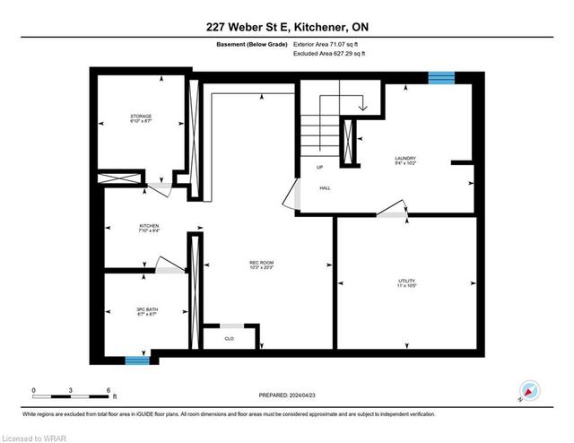 227 Weber Street E, House detached with 3 bedrooms, 2 bathrooms and 4 parking in Kitchener ON | Image 36
