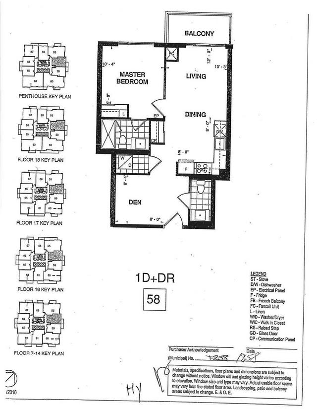 1258 - 60 Ann O'reilly Rd, Condo with 1 bedrooms, 2 bathrooms and 1 parking in Toronto ON | Card Image