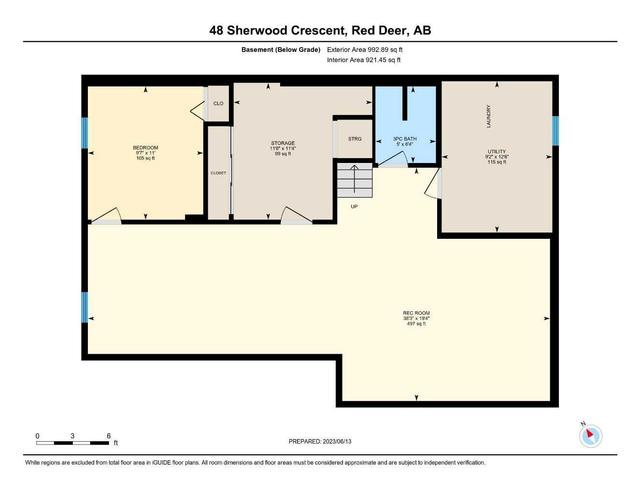 48 Sherwood Crescent, House detached with 4 bedrooms, 2 bathrooms and 4 parking in Red Deer AB | Image 33