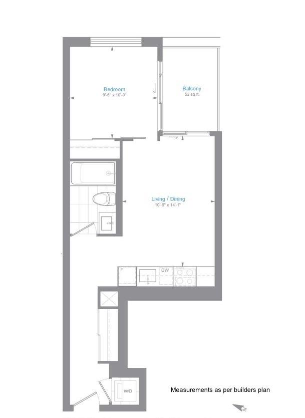 433 - 20 Minowan Miikan Lane, Condo with 1 bedrooms, 1 bathrooms and 0 parking in Toronto ON | Image 5