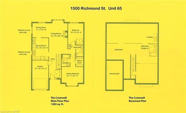 65 - 1500 Richmond Street, House attached with 2 bedrooms, 2 bathrooms and 2 parking in London ON | Image 21