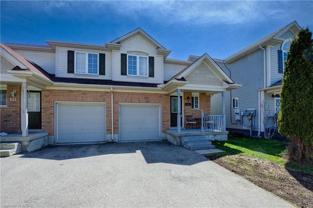 219 Max Becker Drive, House semidetached with 3 bedrooms, 2 bathrooms and 2 parking in Kitchener ON | Image 1