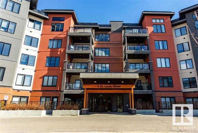 206 - 5 St. Louis St, Condo with 1 bedrooms, 1 bathrooms and null parking in St. Albert AB | Image 1