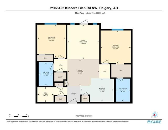 2102 - 402 Kincora Glen Road Nw, Condo with 2 bedrooms, 2 bathrooms and 1 parking in Calgary AB | Image 41
