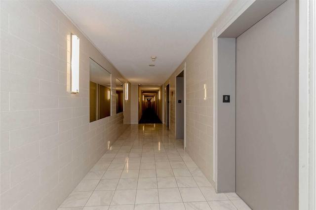 809 - 155 Hillcrest Ave, Condo with 2 bedrooms, 1 bathrooms and 1 parking in Mississauga ON | Image 28