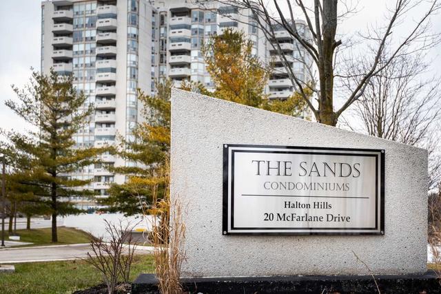1402 - 20 Mcfarlane Dr, Condo with 2 bedrooms, 2 bathrooms and 1 parking in Halton Hills ON | Image 1