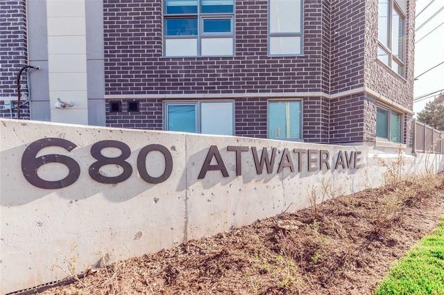 6 - 680 Atwater Ave, Townhouse with 2 bedrooms, 1 bathrooms and 1 parking in Mississauga ON | Image 1