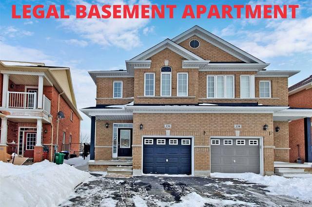 136 Calm Waters Cres, House semidetached with 3 bedrooms, 4 bathrooms and 2 parking in Brampton ON | Image 1