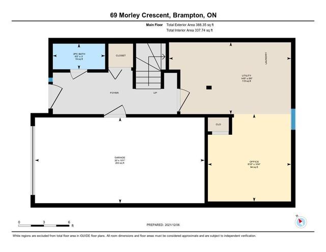 69 - 69 Morley Cres S, Townhouse with 3 bedrooms, 2 bathrooms and 2 parking in Brampton ON | Image 22