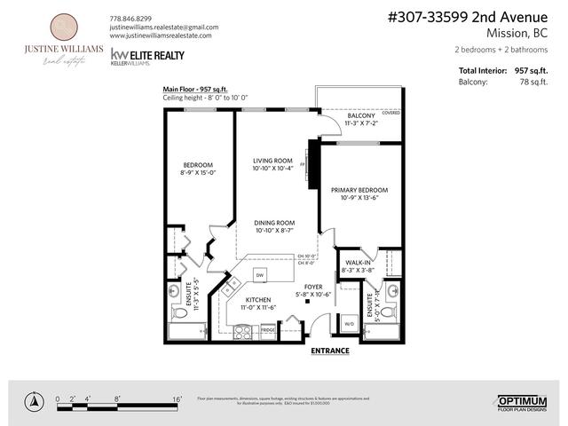 307 - 33599 2nd Avenue, Condo with 2 bedrooms, 2 bathrooms and 1 parking in Mission BC | Image 29