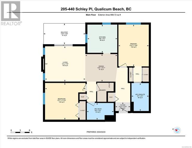 205 - 440 Schley Pl, Condo with 2 bedrooms, 2 bathrooms and 1 parking in Qualicum Beach BC | Image 41