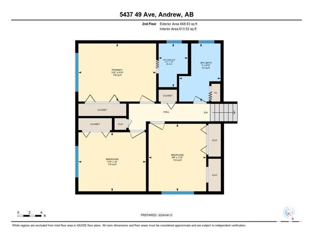 5437 49 Av, House detached with 4 bedrooms, 3 bathrooms and null parking in Andrew AB | Image 60