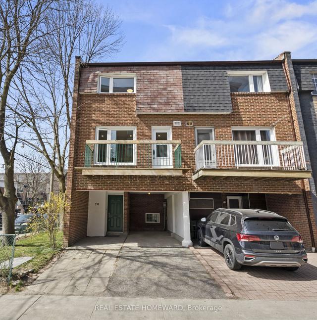 70 Stanley Terr, House attached with 3 bedrooms, 2 bathrooms and 2 parking in Toronto ON | Image 1