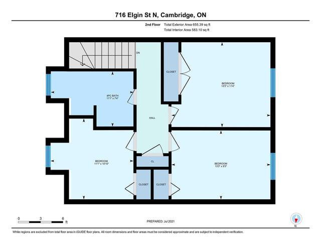 716 Elgin St, House detached with 3 bedrooms, 3 bathrooms and 3 parking in Cambridge ON | Image 26