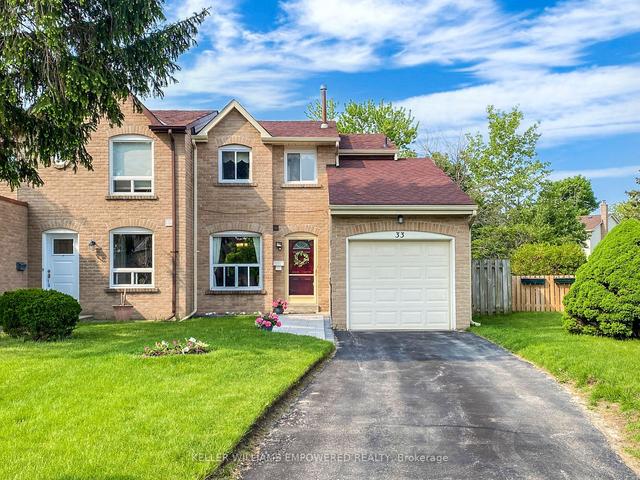 33 Mccool Crt, House semidetached with 3 bedrooms, 4 bathrooms and 3 parking in Toronto ON | Image 1