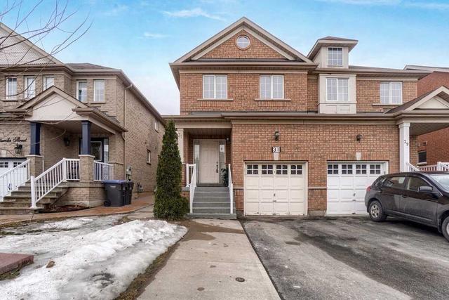 31 Rotunda St, House semidetached with 4 bedrooms, 3 bathrooms and 4 parking in Brampton ON | Card Image