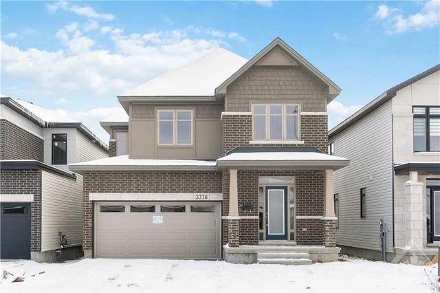 3378 Findlay Creek Drive, House detached with 4 bedrooms, 4 bathrooms and 6 parking in Ottawa ON | Card Image