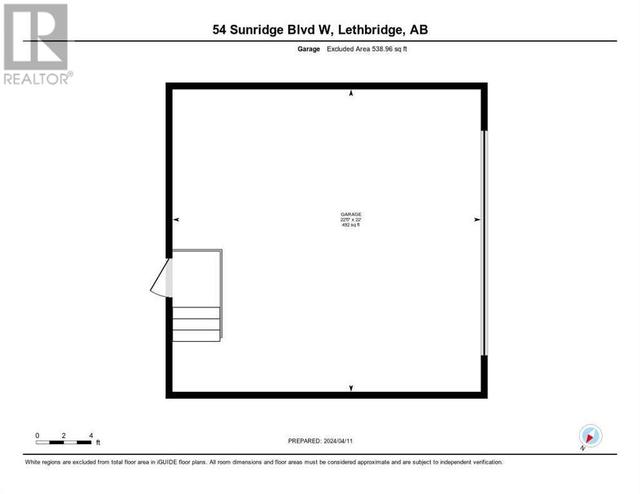 54 Sunridge Boulevard W, House detached with 3 bedrooms, 3 bathrooms and 4 parking in Lethbridge AB | Image 32