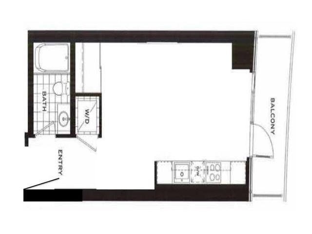 4203 - 21 Widmer St, Condo with 0 bedrooms, 1 bathrooms and null parking in Toronto ON | Image 1