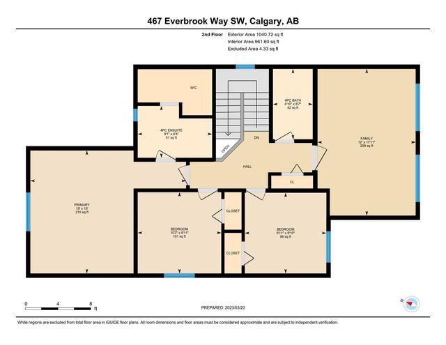 467 Everbrook Way Sw, House detached with 4 bedrooms, 3 bathrooms and 4 parking in Calgary AB | Image 34