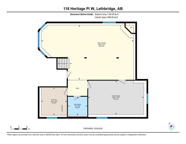 118 Heritage Place W, House detached with 3 bedrooms, 3 bathrooms and 4 parking in Lethbridge AB | Image 47