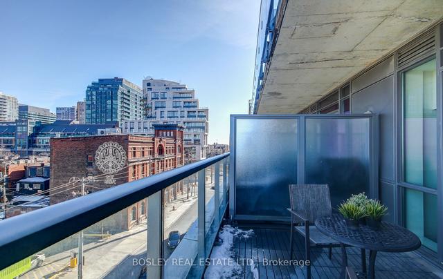 506 - 8 Gladstone Ave, Condo with 1 bedrooms, 1 bathrooms and 1 parking in Toronto ON | Image 8