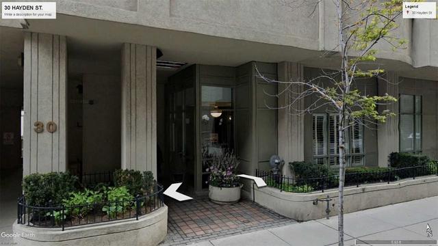 801 - 30 Hayden St, Condo with 1 bedrooms, 1 bathrooms and 0 parking in Toronto ON | Image 1