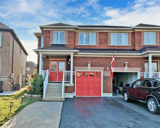36 Wandering Trail Dr, House semidetached with 3 bedrooms, 4 bathrooms and 4 parking in Brampton ON | Image 1