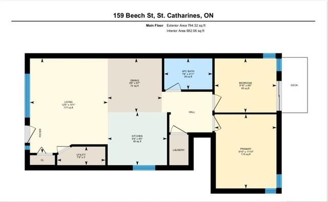 main - 159 Beech Street, House detached with 2 bedrooms, 1 bathrooms and null parking in St. Catharines ON | Image 21