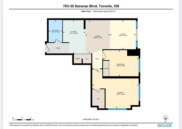 703 - 35 Saranac Blvd, Condo with 2 bedrooms, 1 bathrooms and 1 parking in Toronto ON | Image 21