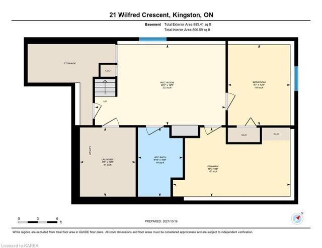 21 Wilfred Crescent E, House detached with 3 bedrooms, 2 bathrooms and 3 parking in Kingston ON | Image 32