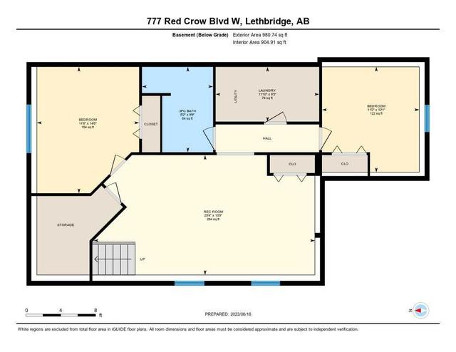 777 Red Crow Boulevard W, House detached with 4 bedrooms, 2 bathrooms and 2 parking in Lethbridge AB | Image 46