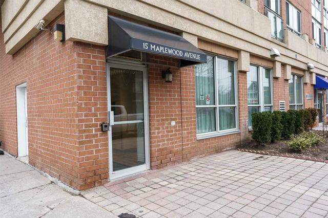 908 - 15 Maplewood Ave, Condo with 1 bedrooms, 1 bathrooms and 0 parking in Toronto ON | Image 26