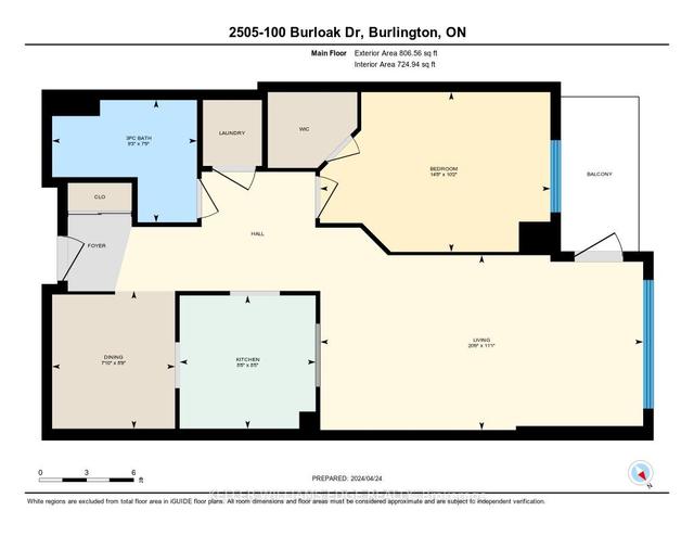 2505 - 100 Burloak Dr, Condo with 1 bedrooms, 1 bathrooms and 1 parking in Burlington ON | Image 35