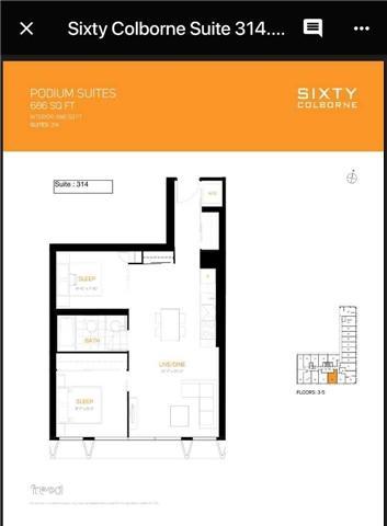 314 - 60 Colborne St, Condo with 1 bedrooms, 1 bathrooms and null parking in Toronto ON | Image 14