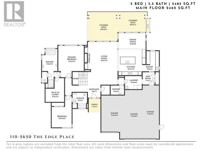 110 - 5650 The Edge Place, House detached with 5 bedrooms, 5 bathrooms and 8 parking in Kelowna BC | Image 97