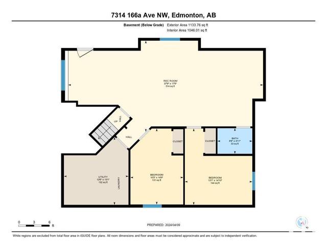 7314 166a Av Nw, House detached with 3 bedrooms, 2 bathrooms and null parking in Edmonton AB | Image 53