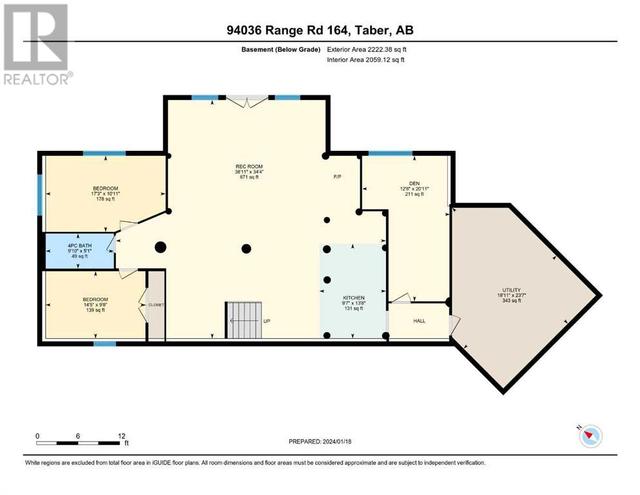 94036 Rng Rd 164, House detached with 5 bedrooms, 4 bathrooms and null parking in Taber MD AB | Image 49