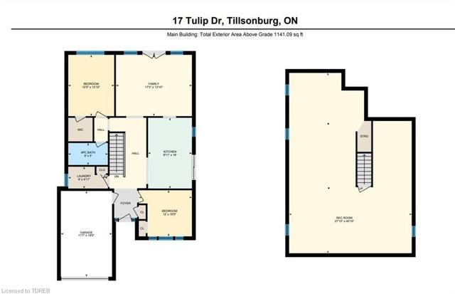 17 Tulip Drive, House detached with 2 bedrooms, 1 bathrooms and 3 parking in Tillsonburg ON | Image 40