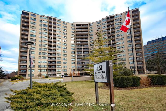 1109 - 451 The West Mall, Condo with 2 bedrooms, 1 bathrooms and 1 parking in Toronto ON | Image 19
