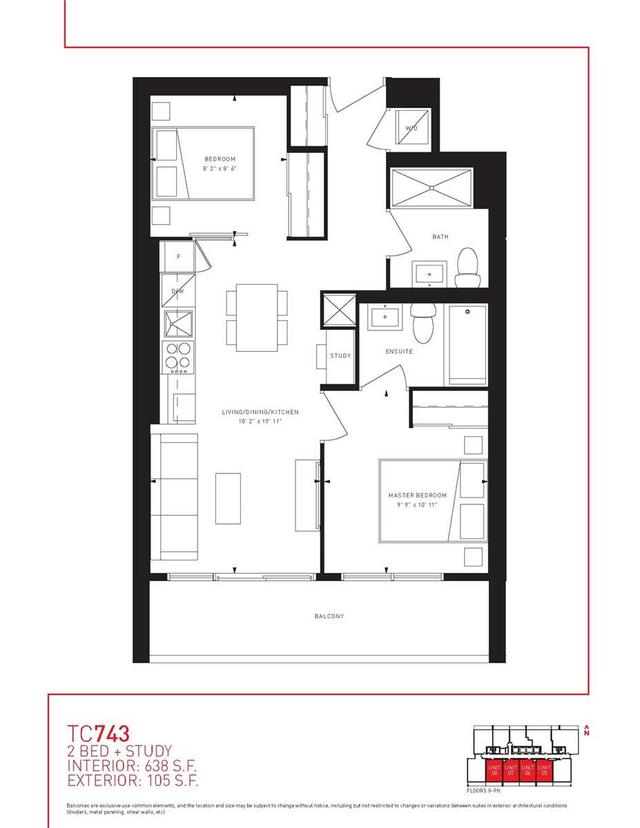 3708 - 898 Portage Pkwy, Condo with 2 bedrooms, 2 bathrooms and 0 parking in Vaughan ON | Image 7