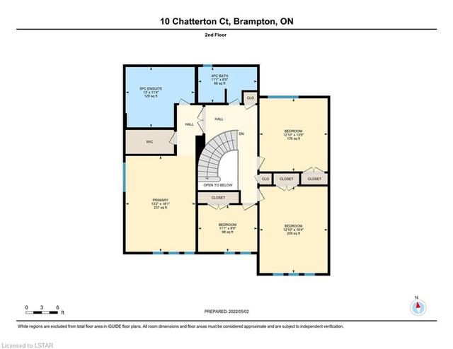 10 Chatterton Court, House detached with 5 bedrooms, 4 bathrooms and 6 parking in Brampton ON | Image 48