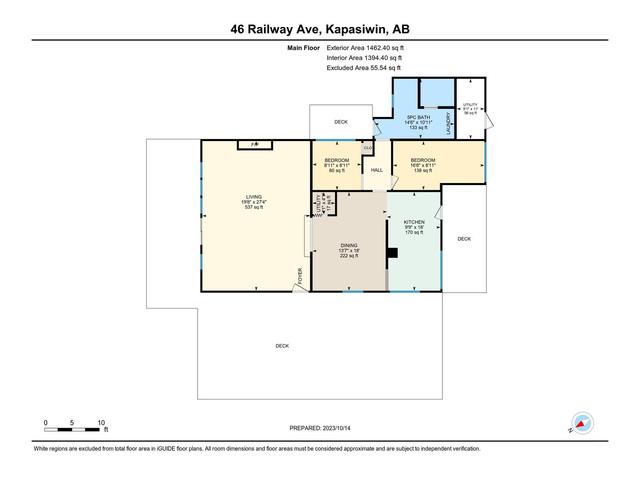 46 Railway Av, House detached with 2 bedrooms, 1 bathrooms and 4 parking in Kapasiwin AB | Image 25