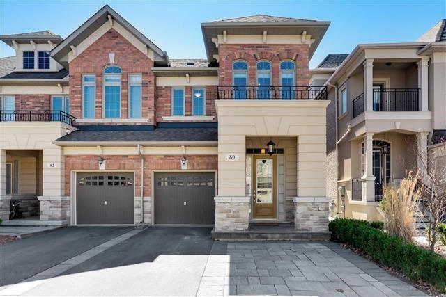 80 Hansard Dr, House attached with 3 bedrooms, 3 bathrooms and 2 parking in Vaughan ON | Image 1