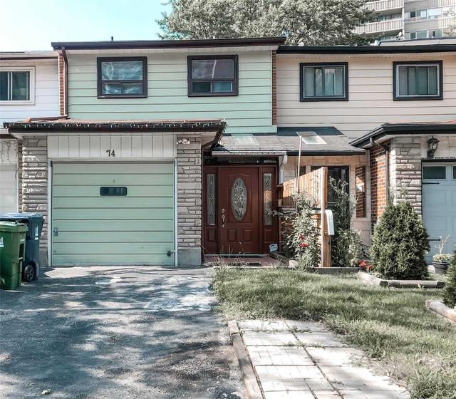 74 Halsey Ave, House attached with 3 bedrooms, 2 bathrooms and 1 parking in Toronto ON | Image 1