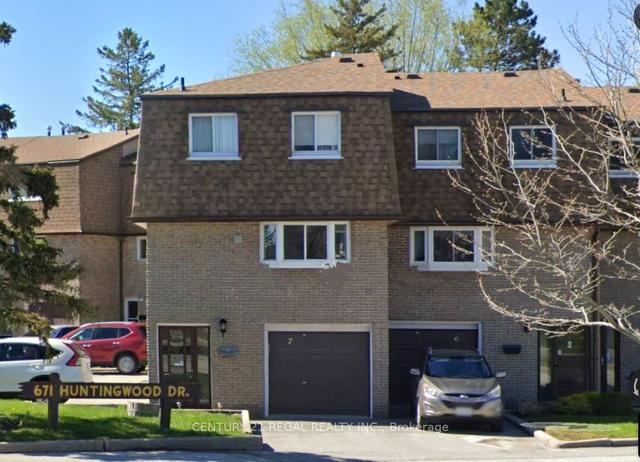 7 - 671 Huntingwood Dr E, Townhouse with 3 bedrooms, 2 bathrooms and 2 parking in Toronto ON | Image 1