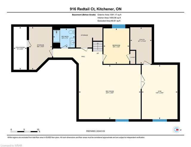 916 Redtail Court, House detached with 5 bedrooms, 5 bathrooms and 6 parking in Kitchener ON | Image 46