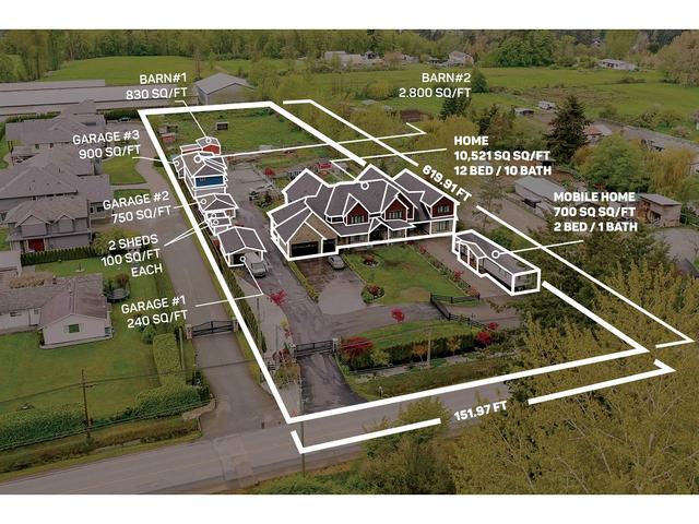 1381 200 Street, House detached with 12 bedrooms, 10 bathrooms and null parking in Langley BC | Card Image
