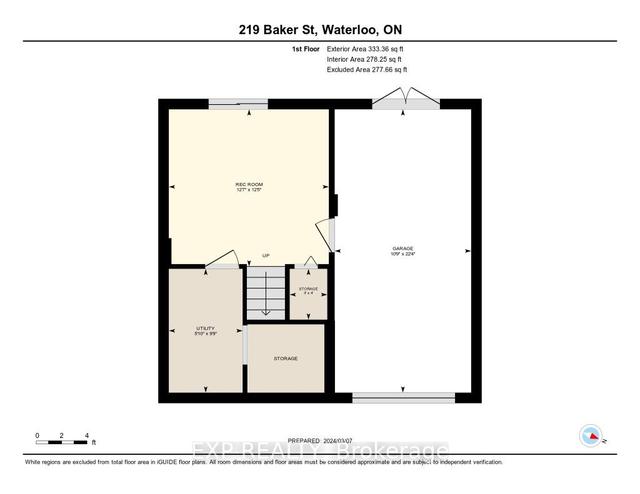 219 Baker St E, House attached with 3 bedrooms, 2 bathrooms and 2 parking in Waterloo ON | Image 35